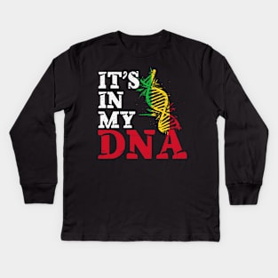 It's in my DNA - Mali Kids Long Sleeve T-Shirt